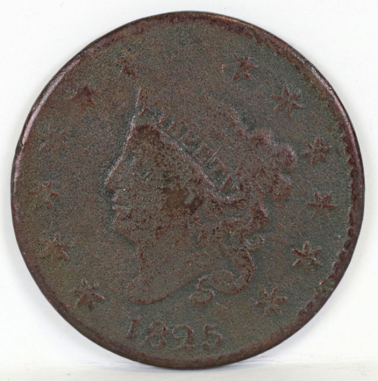1825 Coronet Head Large One Cent