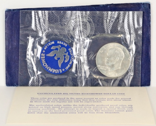 1971 Eisenhower Unc. Silver Dollar