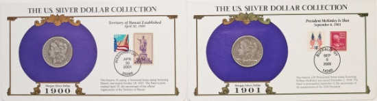 1900-O & 1901-O Morgan Silver Dollars