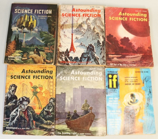 6 Vintage Science Fiction Books