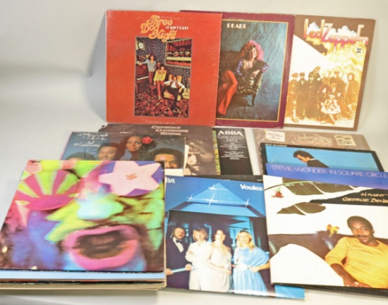 LP Records: Janis, Zeppelin, Abba, CCR, Stevie Wonder & More