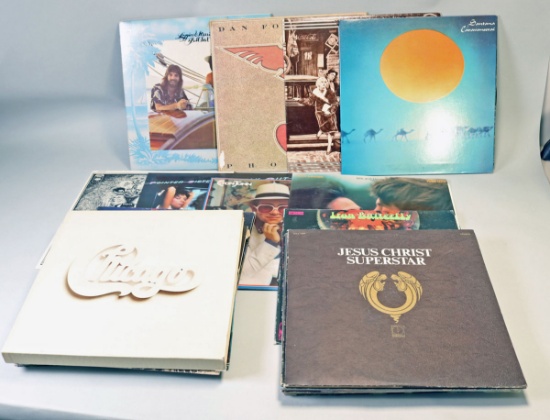 Vintage Vinyl LPs: John Lennon, Iron Butterfly, Santana, Moody Blues & More
