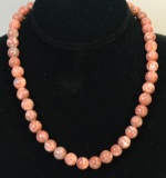 DTR Jay King Pink Salmon Coral Colored Necklace