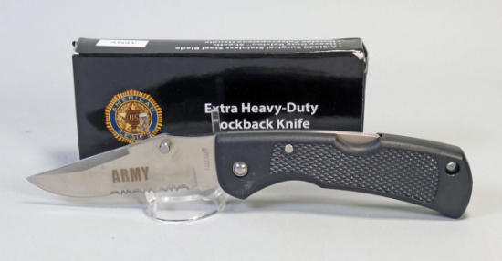 Army "American Legion"  Lockback Knife