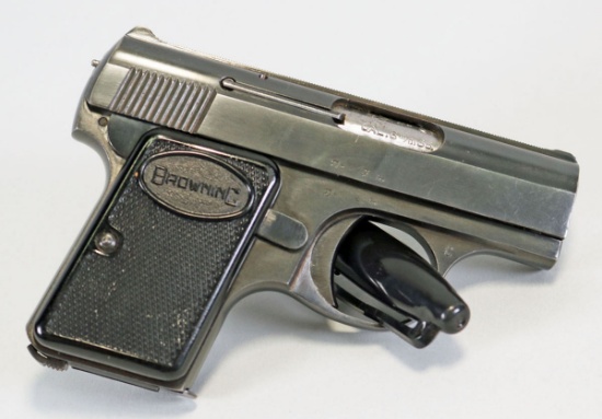 "Baby" Browning 6mm/.25 Pistol, Belgium, Ca. 1960
