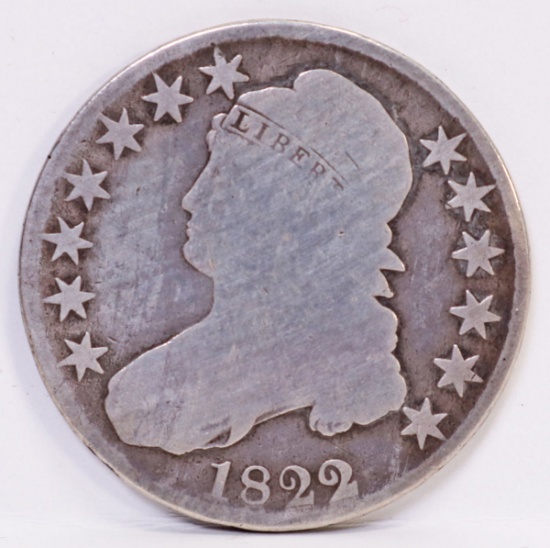 1822 Capped Bust Liberty Half Dollar