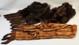 3 Vintage Mink/Fur Stoles & Collar