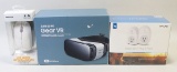 Samsung Gear VR, Smart Wi-Fi Plug 2 Pack NIB & USB Wired Optical Mouse