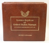 Golden Replicas of The United States Stamps