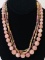 2 Coral Colored Jay King Necklaces