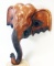 Elephant Head Wall Figure