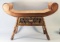 Reed & Bamboo Asian Style Bench w/ Drawer
