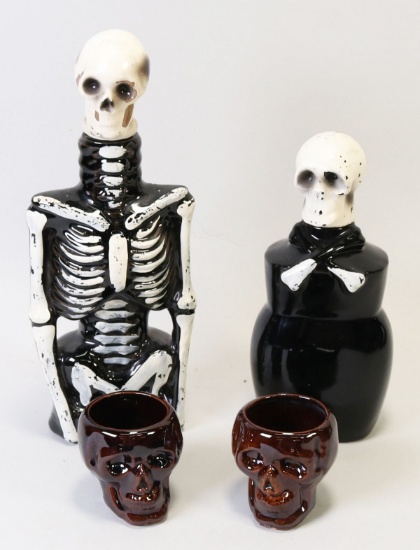 Day Of The Dead Ceramic Decanters & Cups