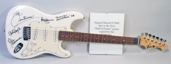 The Ventures Autographed Rock & Roll Hall of Fame Guitar, Ca. 2008
