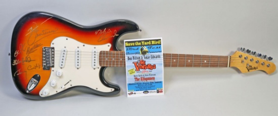 Bird Fest Benefit Autographed Ventures Guitar, Ca. 2011