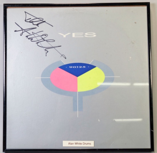 Alan White Autographed Yes Album "90125"
