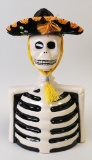 Day Of The Dead Skeleton With Sombrero