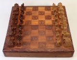Carved Asian Chess Set
