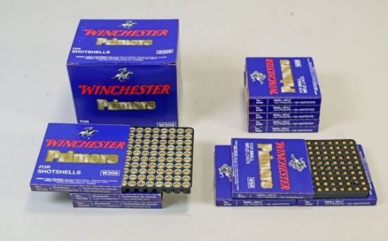 Primers - Winchester W209 Shotshells, WSR Small Rifle Loads