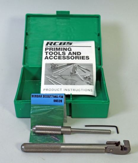 RCBS # 9525 Priming Tools & Accessories w/ Extra Decapping Pin