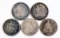 1834 & 1835 Liberty Bust Dimes & 3 Seated Liberty Dimes; 1856,1886,1887