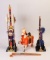 Miniature Samurai Warrior Displays & Horse W/Asian Letter Opener