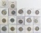 17 Washington Silver Quarters; Various Dates/Mints