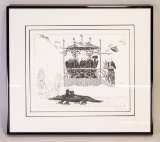 Edward Gorey Signals Litho Art Print, 