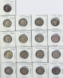 17 Mercury Dimes; Various Dates/Mints