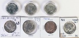 7 1964 Kennedy Half Dollars (90% Silver)