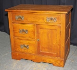 Oak Vanity Cabinet