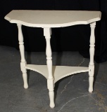 Painted Demi-Lune Wall Console