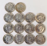 14 Kennedy Half Dollars (40% Silver)