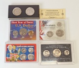 Eisenhower Collection Sets; 1st Day Issue, 25th Anniversary, etc.