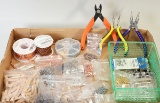 Jewelry Making Supplies; Spools of Chain, Earring Starters, Clasps, Pliers & More.