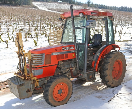 Vineyard Equipment - Tractor, Sprayer, Fermenters