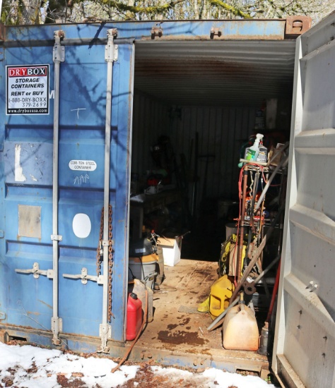 Tools - Bench, Racks:  Contents of Storage Container