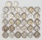 32 Mercury Silver Dimes, Various Dates/Mints