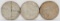 1923 P/D/S Peace Silver Dollars
