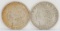 2 - 1921-S Morgan Silver Dollars