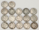 17 Liberty V Nickels, Various Dates