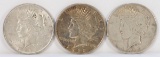 1922 P/D/S Peace Silver Dollars