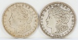 2 - 1921-D Morgan Silver Dollars