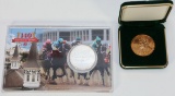 140th Kentucky Derby Medallion & 1993 Bill Clinton Inaugural Medallion