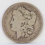 1891-O Morgan Silver Dollar
