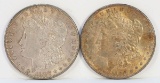 1897-P & 1898-P Morgan Silver Dollars