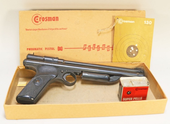 Vintage Crosman Model 137 .177 Pellet Air Pistol w/ Box