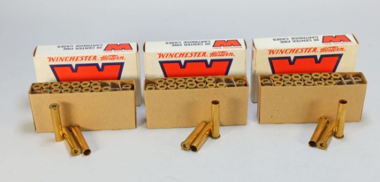 Vintage Winchester Western 375 Winchester Unprimed Cartridge Cases, 60