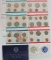 1979, 1980 & 1989 US Mint Uncirculated Coin Sets + 1971 Eisenhower 40% Silver Dollar