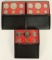 1974, 1975 & 1976 US Mint Proof Sets